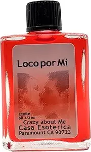 Crazy About Me Oil (Loco por mi Aceite) Spiritual Anointing Oil by CASA ESOTERICA MAGICK SPACE - Love Spell - Magick for Someone to be Crazy in Love with You-0.5 FL OZ (1PACK)