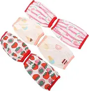 CONGARTENO 2sets Long Arm Oversleeves Cotton Protective Sleeves for Kids Sports Child Safe Proofing Sleeves 3pairs*2
