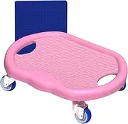 Ab Roller Board, Abdominal Trainer, Home Workout Equipment, With Full Body Fat Burning, Silent And Smooth Operations, Sturdy And Comfortable Mat, 32x27x9cm, Black/Pink, For Gym Or Home Workout