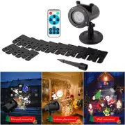 Waterproof Xmas Patterns Party Laser Led Lamp Outdoor Christmas Projector Lights