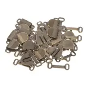 40pcs Sewing Hooks and Eyes Closure Set Copper Bronze