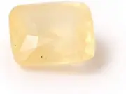 [ABHINAV GEMS] 3.25 Ratti Ceylon Mined Super Quality Unheated Untreated Energized Natural Yellow Sapphire Stone I Pukhraj Birthstone I Loose Gemstone by Lab Certified, Loose Gemstone, Yellow Sapphire