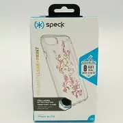 3PK-Speck Golden Blossoms Presidio Clear + Print Case - iPhone SE (2020)/8/7/6s