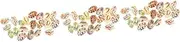 [TEHAUX] 40 Pcs Painted Color Jewelry Pendant Summer Earrings Women’s Earrings Shell Hanging Pendant Womens Earrings Shell Jewelry Eardrop Hand Jewelry Craft Miss Material Leopard Print
