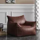 Bean Bag Chair Bean Bag Cover （No Filler） Luxury Single Lazy Sofa