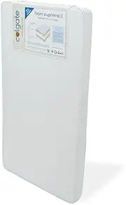 Colgate Foam Supreme II - Lightweight Foam Crib Mattress with White Waterproof Cover