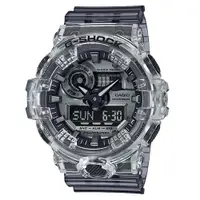 在飛比找ETMall東森購物網優惠-【CASIO 卡西歐】G-SHOCK 雙顯 樹脂錶帶 防水2