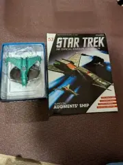 Klingon Augments Ship Eaglemoss #53 Star Trek Starships with Magazine