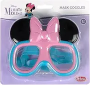 Wahu Minnie Mouse Mask Goggles - Adjustable Swim Goggles for Kids | Perfect for Pool, Swim Practice, and Water Play |Suitable for Kids 4 Years & Above
