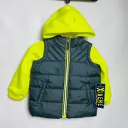iXtreme Boys' Midweight 2fer Vestee jacket Size 24M NWT