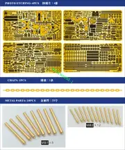 SHIPYARD S700022 1/700 Modification of the Battleship Malaya 1943 FOR TR 05799