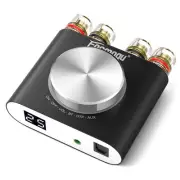 M6 200W Mini Bluetooth 5.0 Audio Power Amplifier 100Wx2 Dual Channel HiFi Ste...