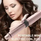 Mini Cordless Curling Wand Curling Iron USB Portable Rechargeable Ceramic Hair