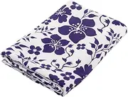 ASK-1AP-KIK-WHT Smooth and Dry Patterned Bath Towel, Kyoto 35.4 x 51.2 inches (90 x 130 cm)