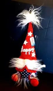 Patriotic Gnome Shelf Sitter - Gnome Of The Brave
