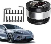 Quick Release Steering Wheel,Race Steering Wheel Quick Release Adapter | Compact Detachable Adjustable Replacement for Automotive Boat Car Racing Truck Adventure