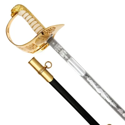 Windlass Mens Air Force Sword with Below Air Rank Scabbard - Stainless Steel ...