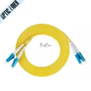 1-5m LC UPC to LC UPC Duplex Single Mode Fiber Optical Patch Cord Cable lot