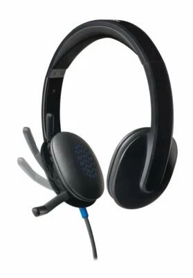 Logitech H540 Over-ear Headset Headphone Wired USB Black with Mic
