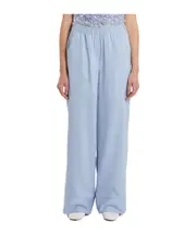 Elastic waist casual pants IT40,IT42,IT38 Blue