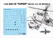 HS-MODEL U350022S 1/350 AH-1Z“VIPER” DECAL For HS MODELS