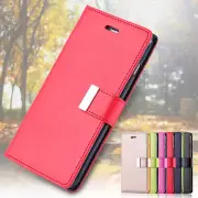 For iPhone 6 6S Plus Wallet Case Leather Flip Shockproof Stand Card Cover