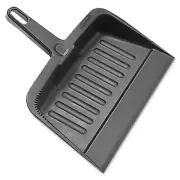 Commercial Products 12.25, Heavy-Duty Dust Pan, Durable Plastic, Charcoal, Ideal