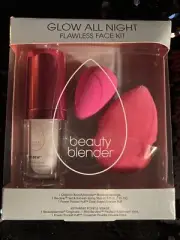 BEAUTY BLENDER Glow All Night Flawless Face Set, 3pc, Limited Edition, Free Ship