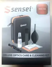 Sensei DOC-CK Deluxe Glass Optics Care and Cleaning Kit New Sealed