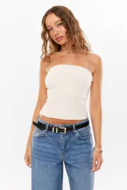 [Supré] Supré - Sammy Strapless Top - Cookies & cream L COOKIES & CREAM