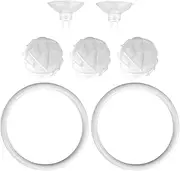 Betta Fish Toys Hoops | Betta Fish Toys for Small Tank, with Suction Cup and 3 Aquarium Filter Balls Exercise for Lover