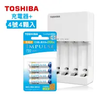 在飛比找神腦生活優惠-東芝TOSHIBA 智慧型低自放充電電池充電組(TNHC-3