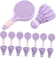 Pocket Badminton Racket Junior Badminton Racket Plastic Badminton Racquet Badminton Accessories