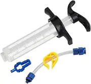 Bestgle Bicycle Syringe Kit, Bicycle Tubeless Tire Liquid Injection Tool Set Bike Tire Tubeless Sealant Injector Syringe Rubber Hose Kit Mountain Bike MTB Bicycle Cycling Repairing Tools