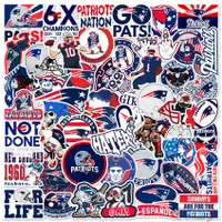 在飛比找蝦皮購物優惠-50 件/套新英格蘭愛國者隊 - NFL 球隊系列 03 貼