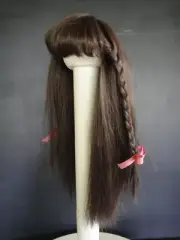 Long Wig Brown Haired for Doll Hair Natural - 20.5 CM - Doll Wig 8.07 " HC