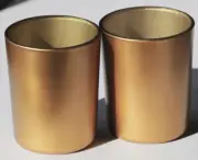 200 Gold Glass Tealight Cup Votive Candle Holder Wedding Event Party BULK BUY