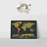 Scratch World Map - Travel Deluxe Edition By Luckies of London Ltd.
