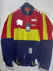 Rapha Pro Team Sonic Futuro Mens Jacket Panasonic Red Yellow Blue Reflective XLG