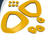 REAR LAMP ADHESIVE CLOSED CELL FOAM RUBBER SEAL GASKET FOR VAUXHALL OPEL CORSA D