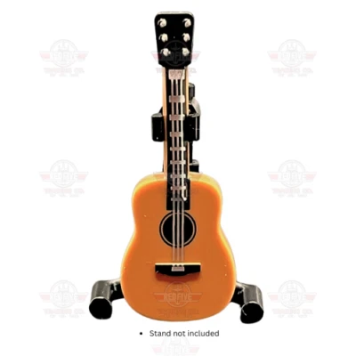 Lego Guitar Acoustic Minifigure Utensil Musical Instrument Tan White Med Nougat