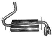 Saturn Sky 2.4L Axle Back Single Exhaust by Solo Performance High Flow