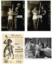 THE WARRIOR'S HUSBAND MOVIE PHOTO LOT (4) 1933 E LANDI AMAZONS DAVID MANNERS