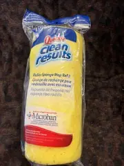 New Quickie Clean Results Roller Mop Refill Type M Larger Sponge Microban Sealed