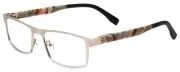 5961 Metal Camouflage Men's Reading Glasses +1.00 in Silver Spring Hinged Des...