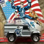 2020 Hot Wheels Marvel Nick Fury Land Rover Defender 110 Hard Top