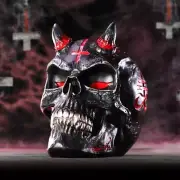 Infernal Skull Black Devil Gothic James Ryman Ornament Nemesis Now New 20cm