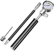 Milisten 1set Portable High Pressure Bike Pump Pressure Gauge for Mountain and Sports and Lightweight Inflator for Quick Inflation