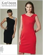 [VOGUE PATTERNS] V1205 Misses' Dress, Size BB (8-10-12-14)
