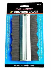 CALHAWK 6" STEEL CONTOUR GAUGE DUPLICATES CONTOURS ANGLES SHAPES PATTERNS #AZCG